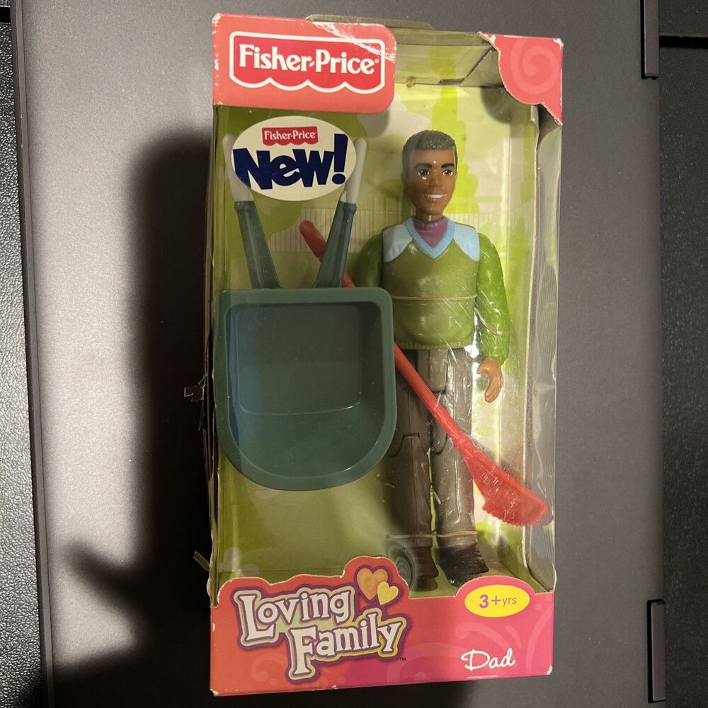 Fisher-Price Loving Family Dollhouse African-American Dad Father Doll Figure